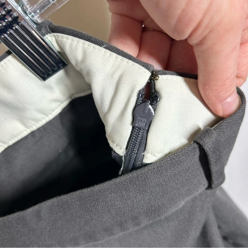 J Crew | Cotton Mercantile Trousers Dress Pants Dark Gray Women’s Size 6